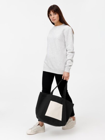 Шопер Shophop, черный с неокрашенным