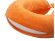 Подушка Basic из микрофибры с эффектом памяти U-shape, оранжевый NEW