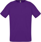 Футболка унисекс Sporty 140 темно-фиолетовая