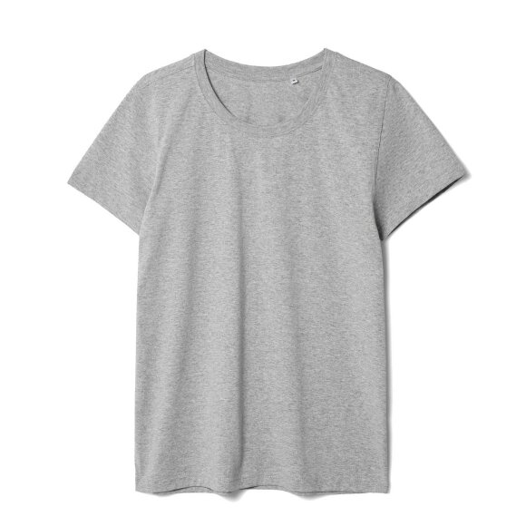 Футболка женская T-bolka Stretch Lady, серый меланж
