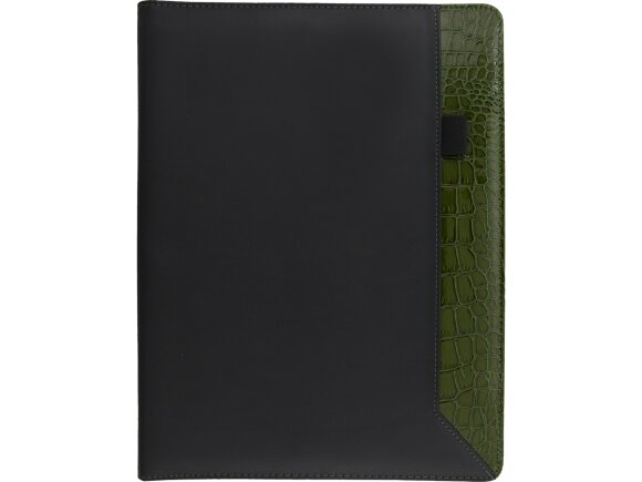 Папка для документов Nadine, черный/зеленый
