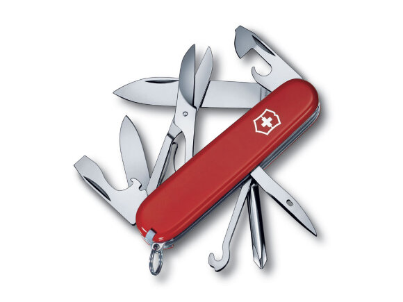 Нож перочинный VICTORINOX Super Tinker, 91 мм, 14 функций, красный Нож перочинный VICTORINOX Super Tinker, 91 мм, 14 функций, красный