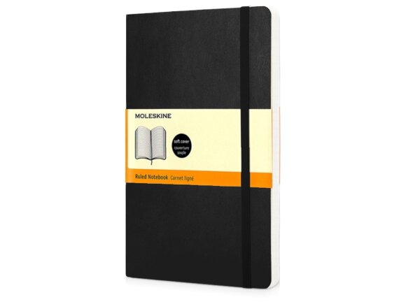 Подарочный набор Moleskine Amelie с блокнотом А5 Soft и ручкой, черный Подарочный набор Moleskine Amelie с блокнотом А5 Soft и ручкой, черный