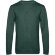Свитшот унисекс Set In, темно-зеленый меланж