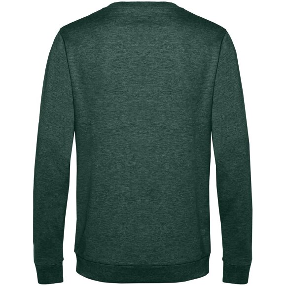 Свитшот унисекс Set In, темно-зеленый меланж Свитшот унисекс Set In, темно-зеленый меланж