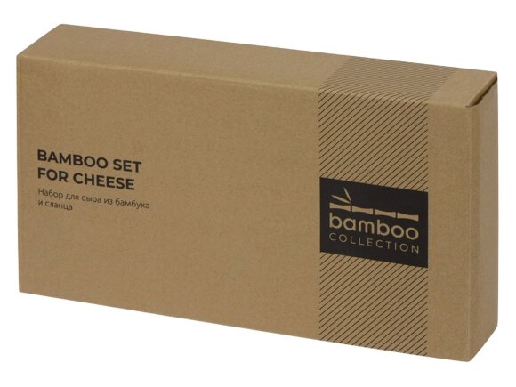 Набор для сыра из сланцевой доски и ножей Bamboo collection Taleggio
