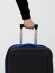 Чемодан Platta, черный с синим