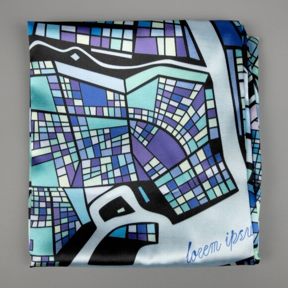 Платок с печатью на заказ ColorSharm, M Платок с печатью на заказ ColorSharm, M