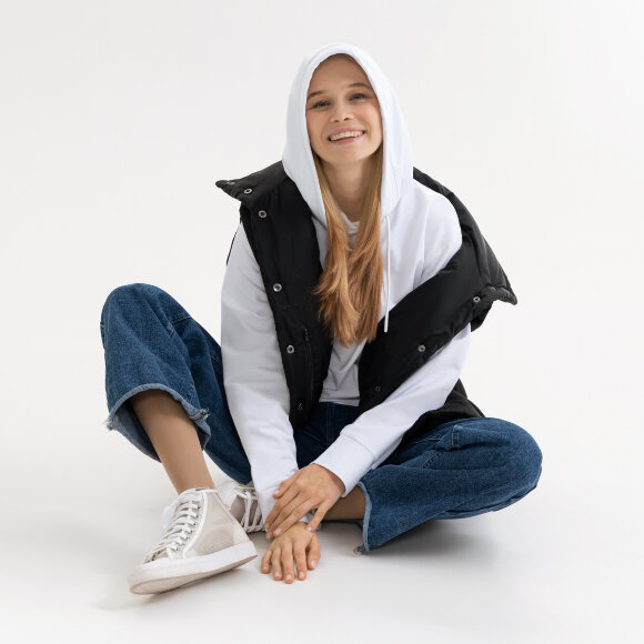 Худи с капюшоном, унисекс ALEX белый Худи с капюшоном, унисекс ALEX белый