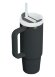 Термокружка Quencher H2.0 1180 с трубочкой, серая