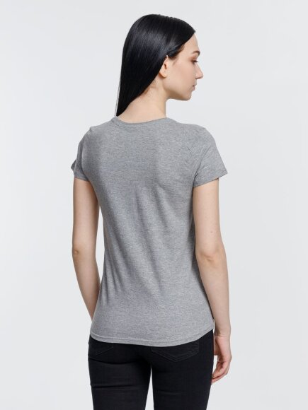 Футболка женская Pioneer Women, серый меланж