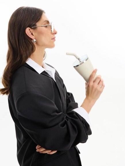 Термостакан Sapporo без логотипа, белый