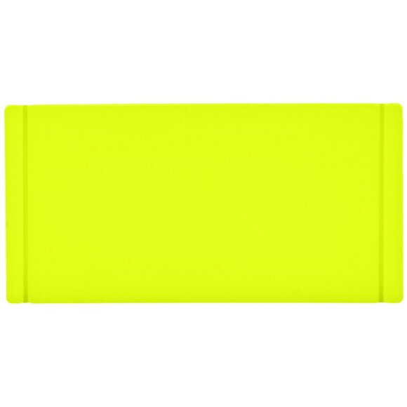 Лейбл из ПВХ Dzeta, XS, желтый неон