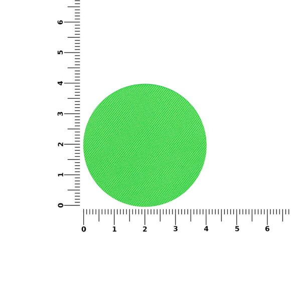 Наклейка тканевая Lunga Round, M, зеленый неон Наклейка тканевая Lunga Round, M, зеленый неон