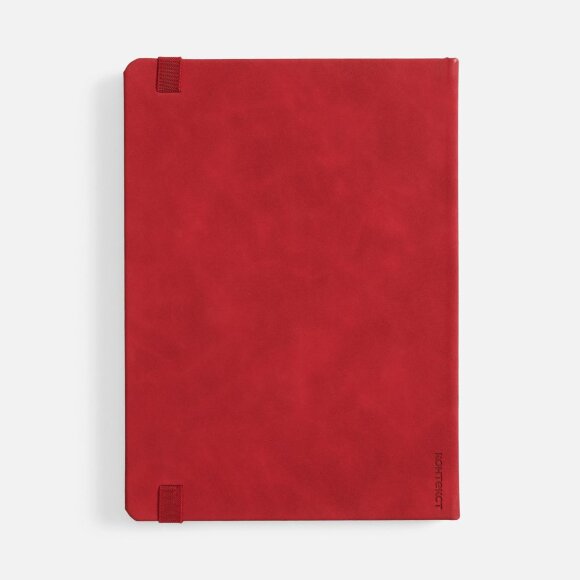 Ежедневник Urban Metal, недатированный, красный