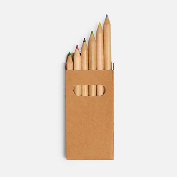 Набор цветных карандашей Pencilvania Mini, крафт Набор цветных карандашей Pencilvania Mini, крафт