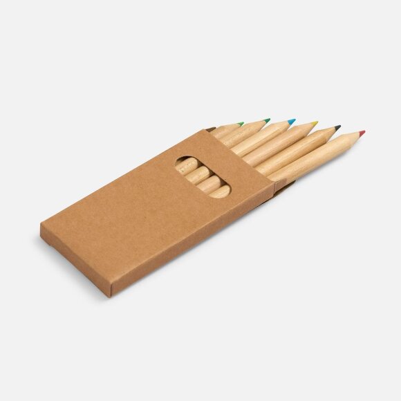 Набор цветных карандашей Pencilvania Mini, крафт Набор цветных карандашей Pencilvania Mini, крафт