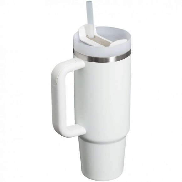 Термокружка Quencher H2.0 1180 с трубочкой, белая