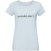 Футболка женская I Look Fabulous, голубая Футболка женская I Look Fabulous, голубая