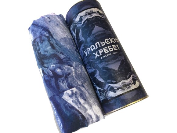 Шарф/ Палантин Уральский хребет