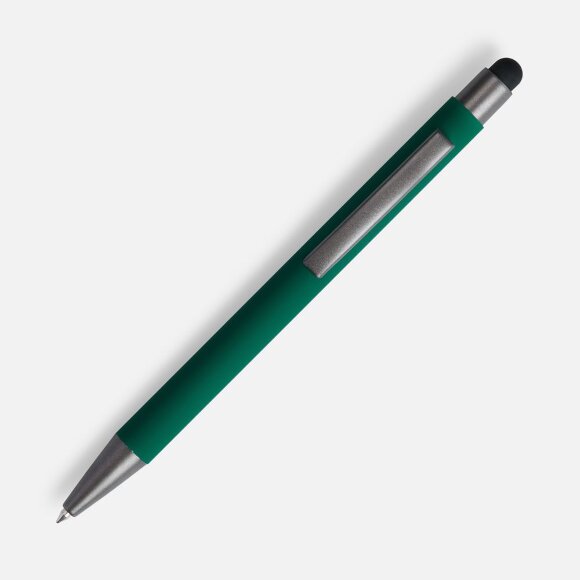 Ручка шариковая Atento Soft Touch со стилусом, зеленая Ручка шариковая Atento Soft Touch со стилусом, зеленая