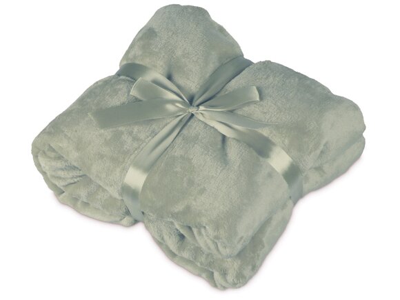 Плед мягкий флисовый Fancy, оливковый Плед мягкий флисовый Fancy, оливковый