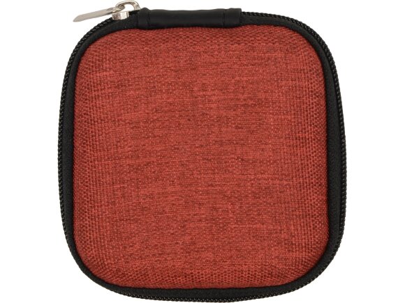 Набор с наушниками и зарядным кабелем 3-в-1 In motion, красный Набор с наушниками и зарядным кабелем 3-в-1 In motion, красный