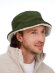 Панама Bucket двусторонняя утепленная, хаки с бежевым