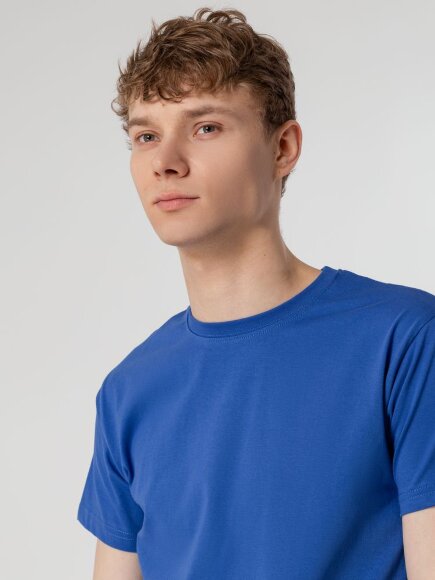 Футболка унисекс T-Bolka 160, ярко-синяя Футболка унисекс T-Bolka 160, ярко-синяя