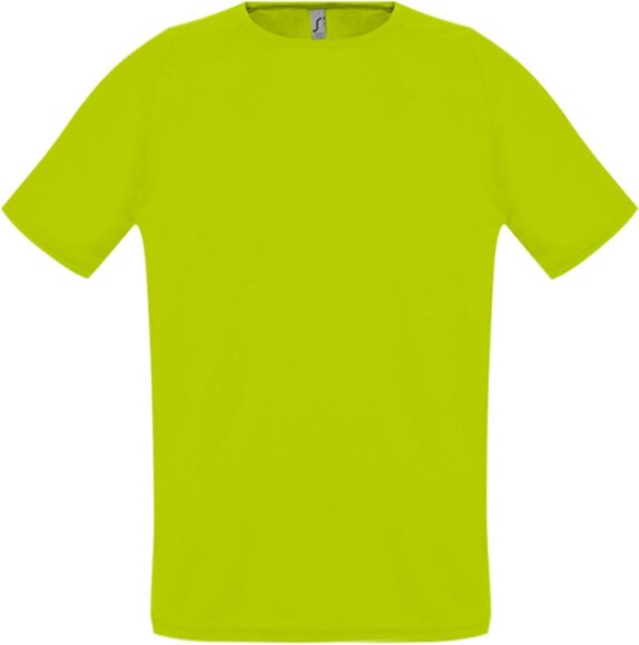 Футболка унисекс Sporty 140, зеленый неон
