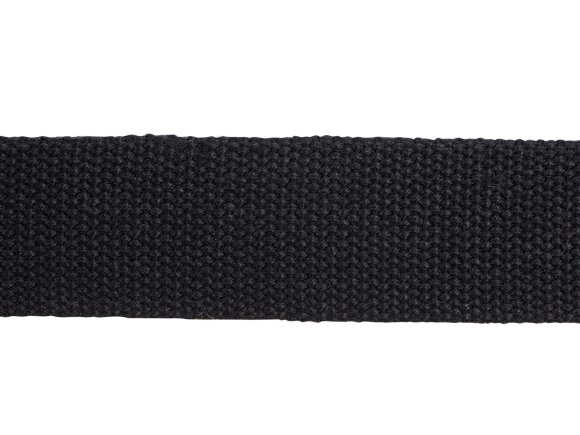 Ремень на пояс Canvas из ткани с металлической пряжкой, черный Ремень на пояс Canvas из ткани с металлической пряжкой, черный