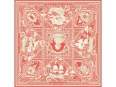 Платок Русская резьба по кости