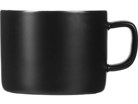 Чайная пара Brighton : блюдце овальное, чашка, коробка, черный