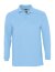 Рубашка поло мужская с длинным рукавом Winter II 210 голубая