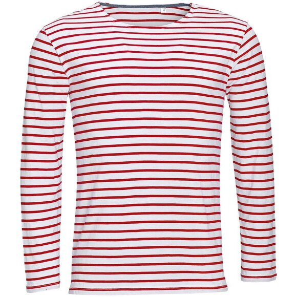 Футболка мужская Marine Men, белая с красным Футболка мужская Marine Men, белая с красным