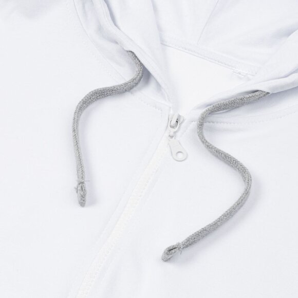 Толстовка на молнии с капюшоном Unit Siverga Heavy, белая Толстовка на молнии с капюшоном Unit Siverga Heavy, белая