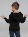 Толстовка с капюшоном детская Kirenga Kids, черная Толстовка с капюшоном детская Kirenga Kids, черная