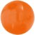 Надувной пляжный мяч Sun and Fun, полупрозрачный оранжевый