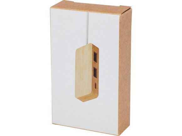 USB-концентратор Tapas из бамбука, натуральный USB-концентратор Tapas из бамбука, натуральный