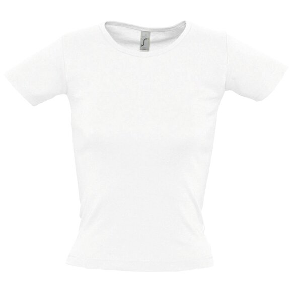 Футболка женская с круглым вырезом Lady 220 белая Футболка женская с круглым вырезом Lady 220 белая