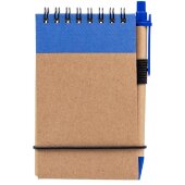 Блокнот на кольцах Eco Note с ручкой, синий Блокнот на кольцах Eco Note с ручкой, синий