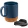 Кружка с пробковой подставкой Corky Walk, синяя Кружка с пробковой подставкой Corky Walk, синяя