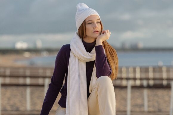 Шапка Alpine, белая Шапка Alpine, белая