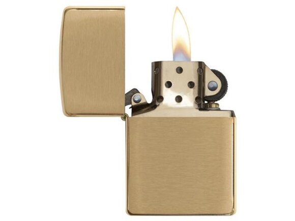 Зажигалка ZIPPO с покрытием Brushed Brass, латунь/сталь, золотистая, матовая, 38x13x57 мм Зажигалка ZIPPO с покрытием Brushed Brass, латунь/сталь, золотистая, матовая, 38x13x57 мм
