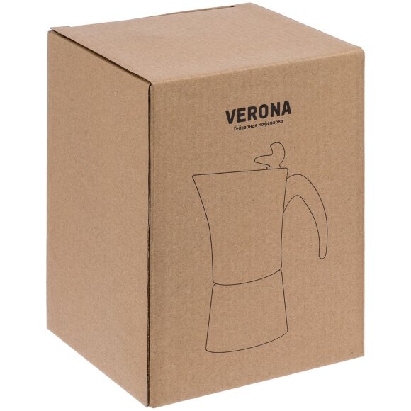 Гейзерная кофеварка Verona, в коробке Гейзерная кофеварка Verona, в коробке