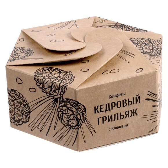 Конфеты «Мягкий кедровый грильяж» с клюквой Конфеты «Мягкий кедровый грильяж» с клюквой