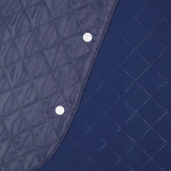 Плед-пончо для пикника SnapCoat, синий