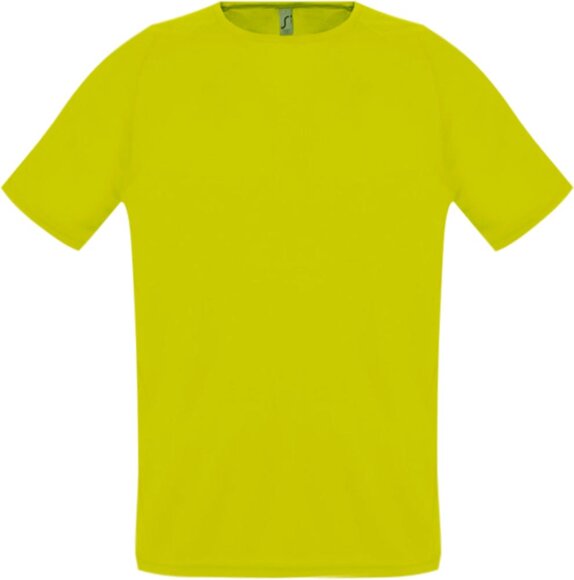 Футболка унисекс Sporty 140, желтый неон