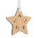 Деревянная подвеска Christmate, звезда