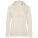 Толстовка с капюшоном женская BNC Inspire (Organic), молочно-белая